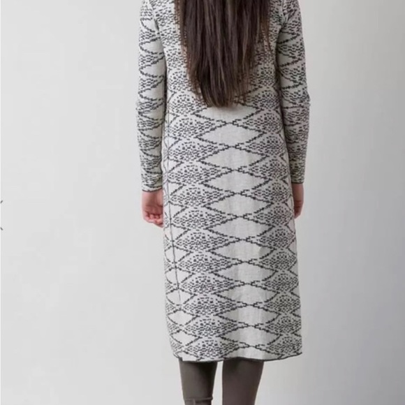 Billabong Womens Small Diamond Reversible Cardigan Long Sleeve Sweater - Picture 8 of 11